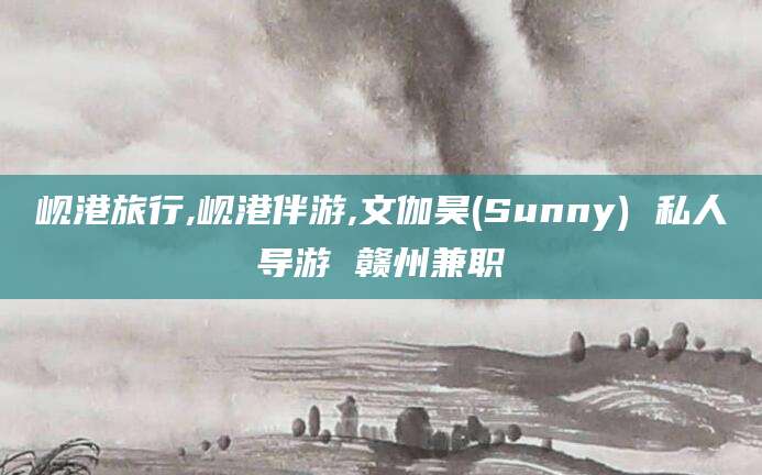 南漳岘港旅行,岘港伴游,文伽昊(Sunny) 私人导游 赣州兼职